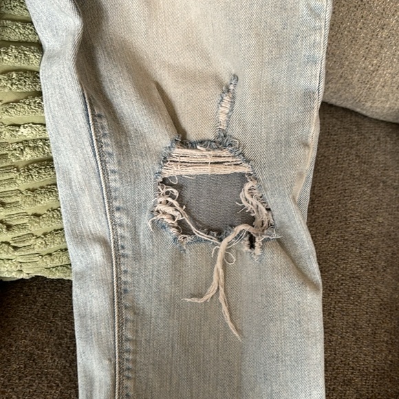 Light Blue Ripped Jeans - Picture 2 of 5